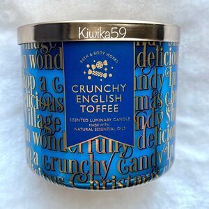 Bath & Body Works Crunchy English Toffee Candle